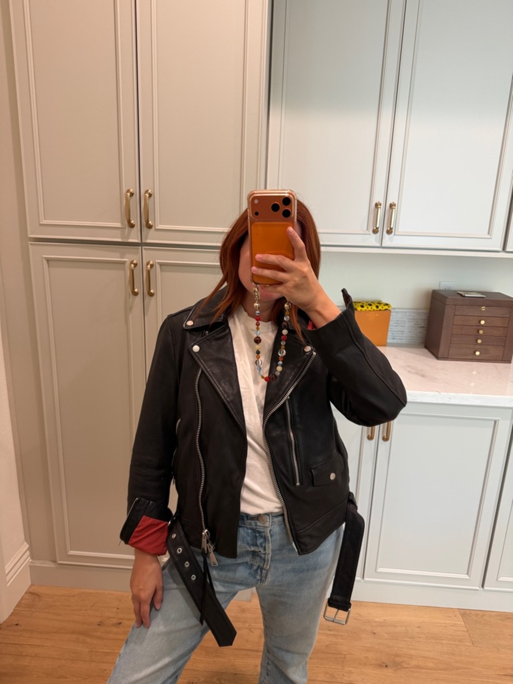 All Saints 100% real leather jacket